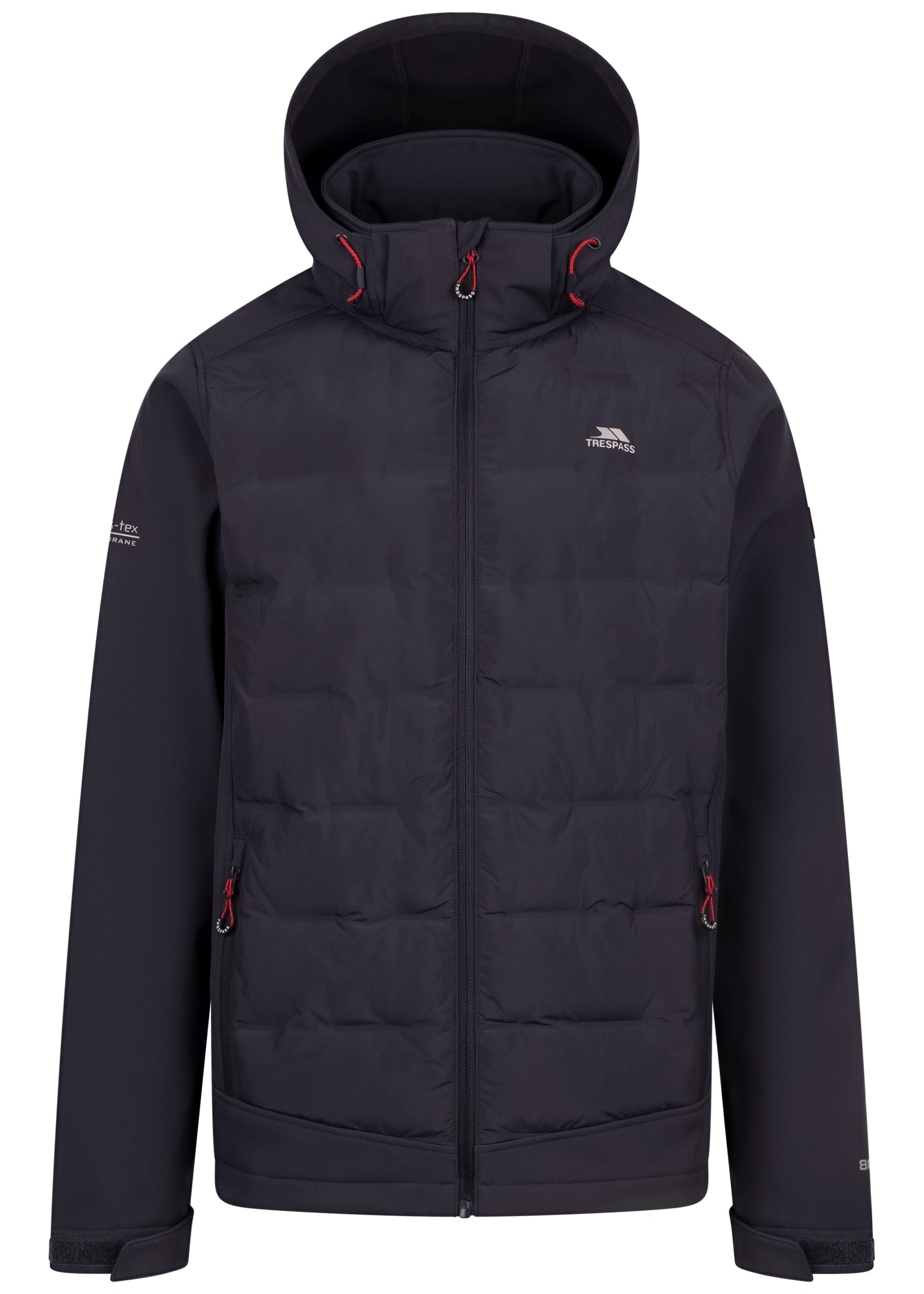 Alwero Men's Hybrid Softshell Jacket in Dark Flint