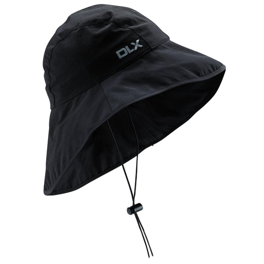 Dlx Adults Ando Waterproof Rain Hat - Black