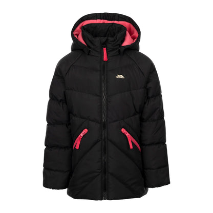 Annah Kids Casual Padded Jacket in Black