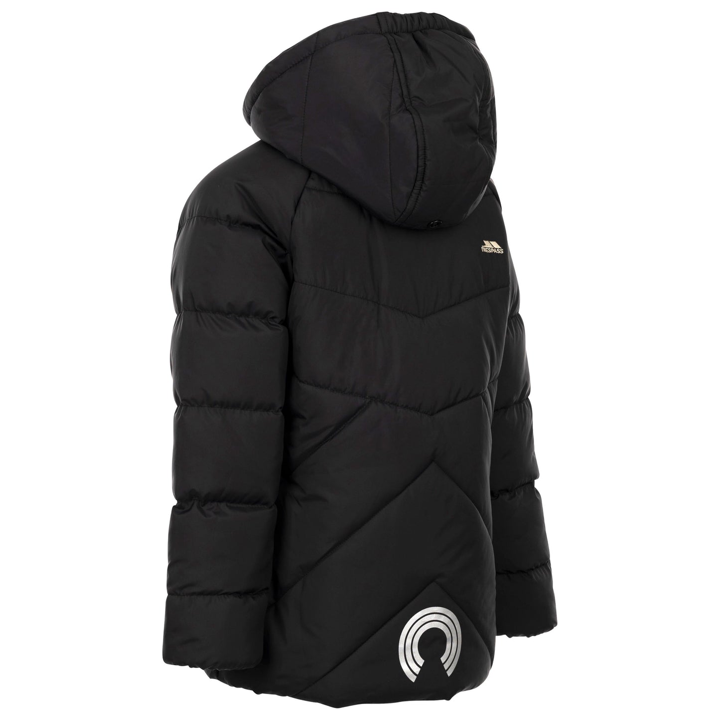 Annah Kids Casual Padded Jacket in Black