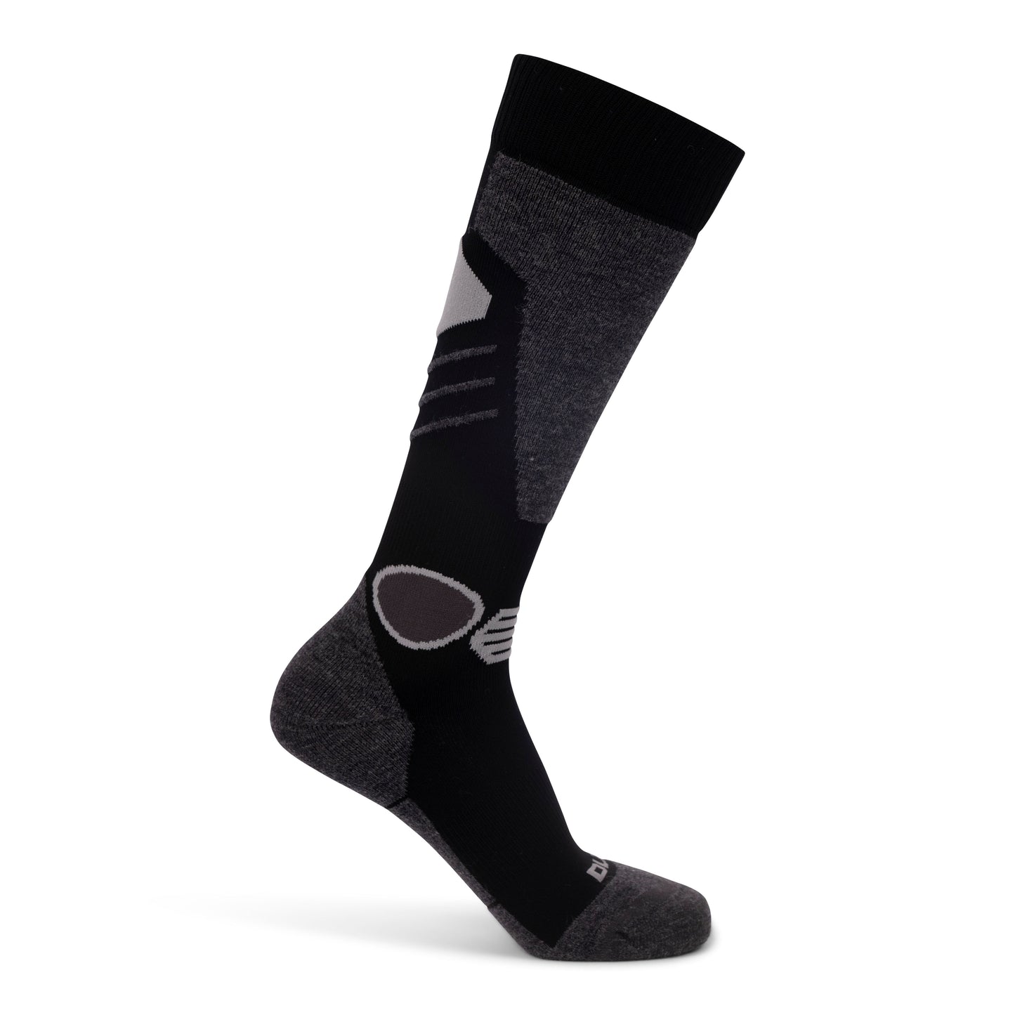 Anselm Unisex Adults DLX Merino Wool Blend Ski Socks in Black