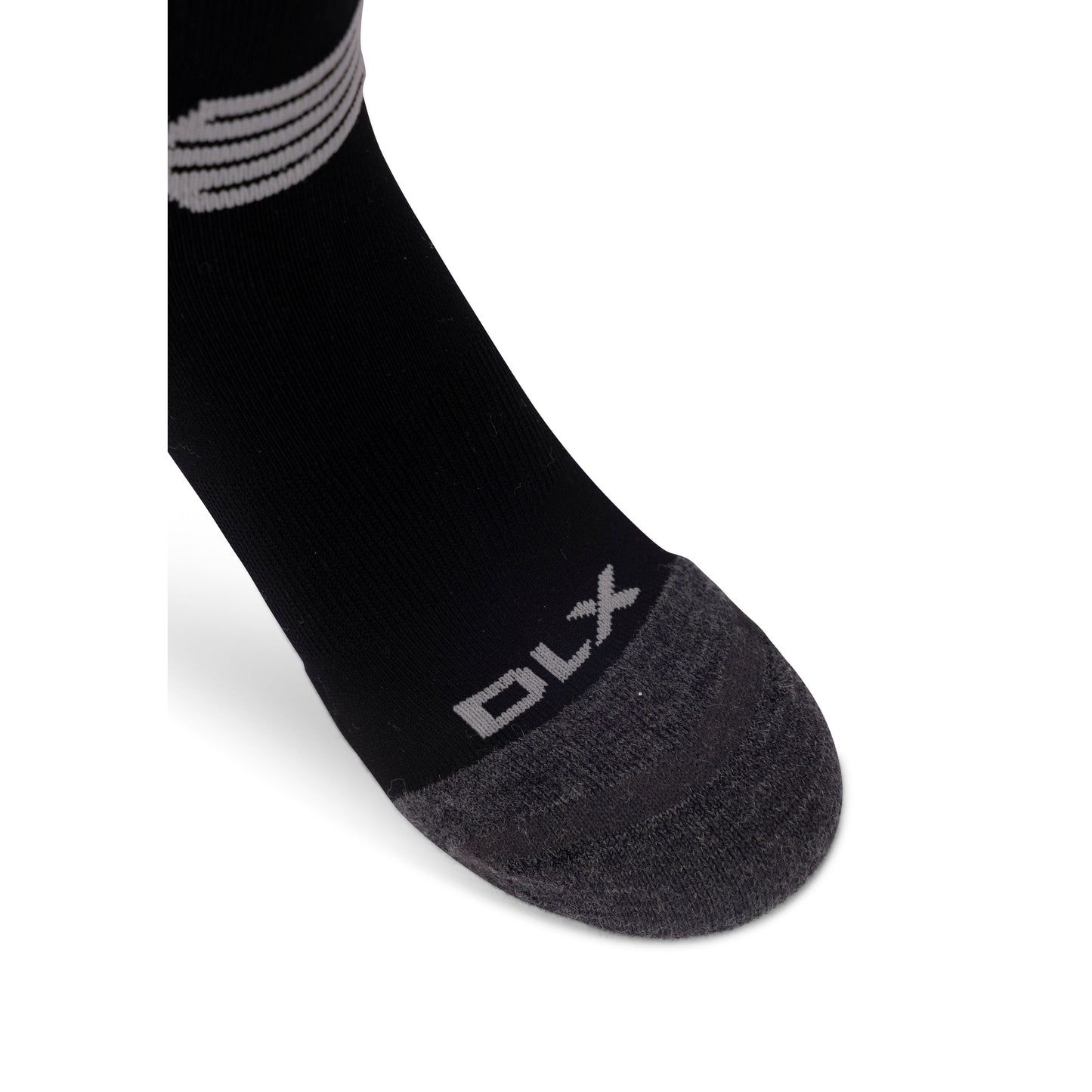 Anselm Unisex Adults DLX Merino Wool Blend Ski Socks in Black