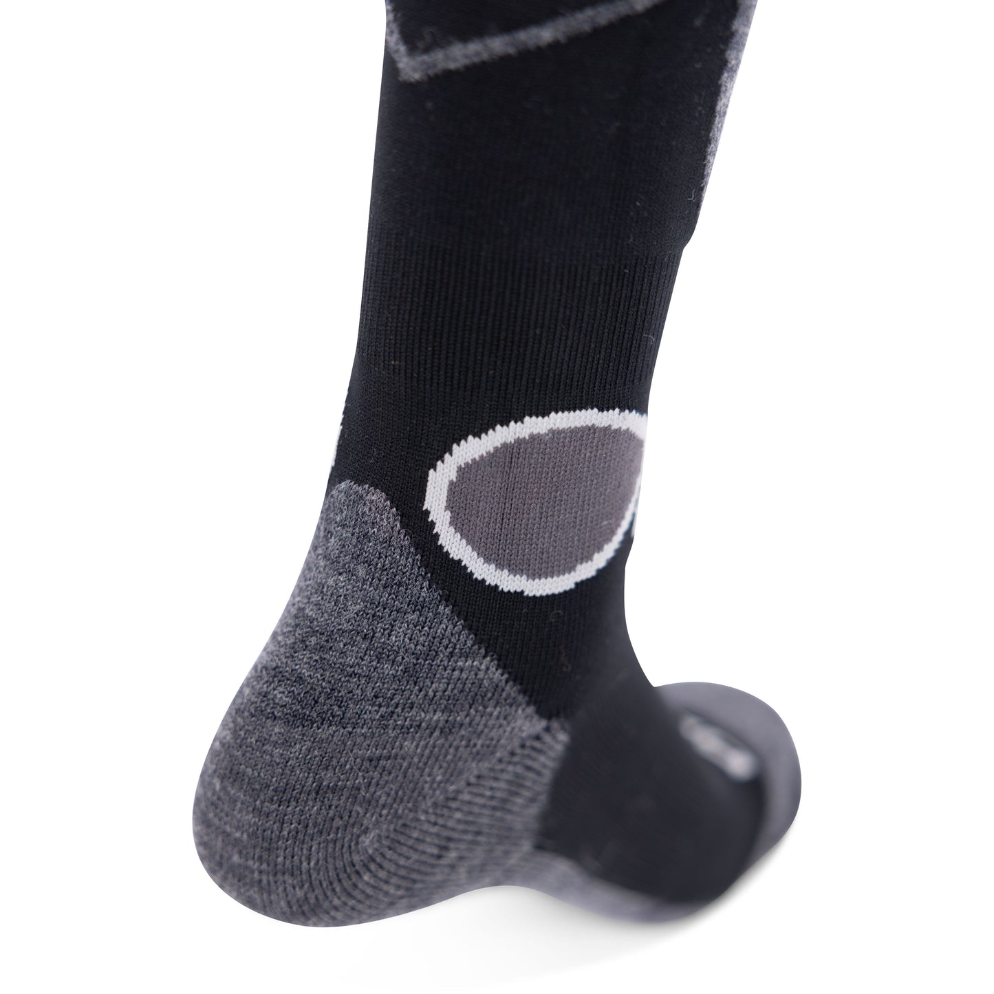 Anselm Unisex Adults DLX Merino Wool Blend Ski Socks in Black
