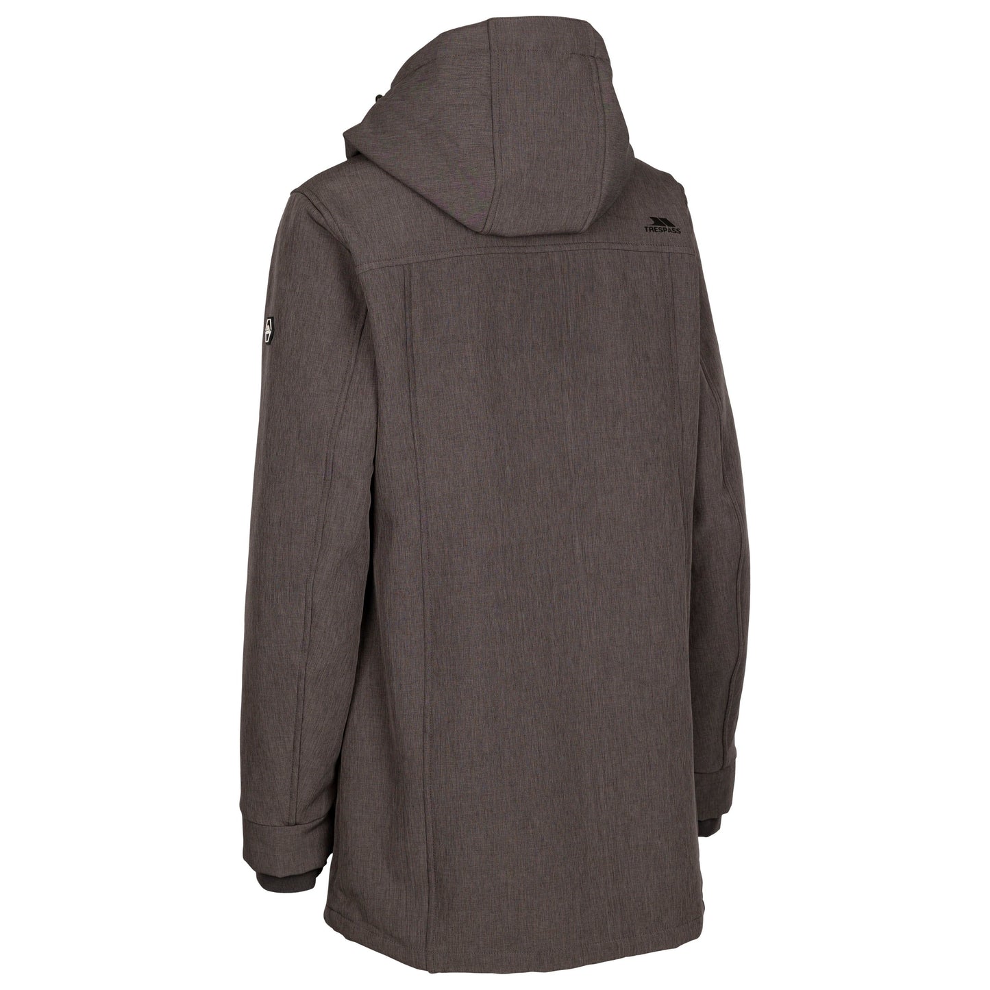 Anza Women's Longer Soft Shell Jacket in Dark Grey Marl