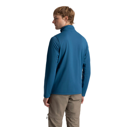 Arranfore Men's Full Zip Fleece in Bondi Blue