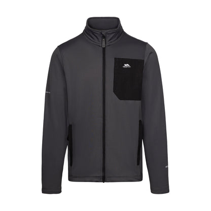 Arranfore Men's Full Zip Fleece in Storm Grey