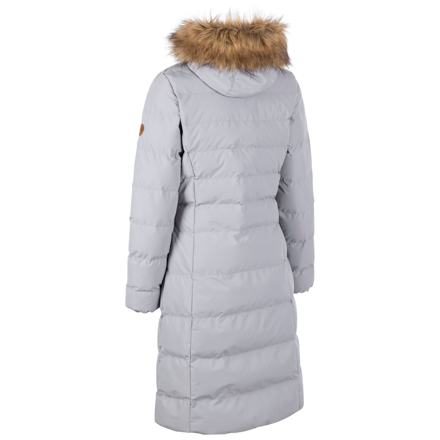 Audrey Women's Padded Long Length Jacket in Platinum