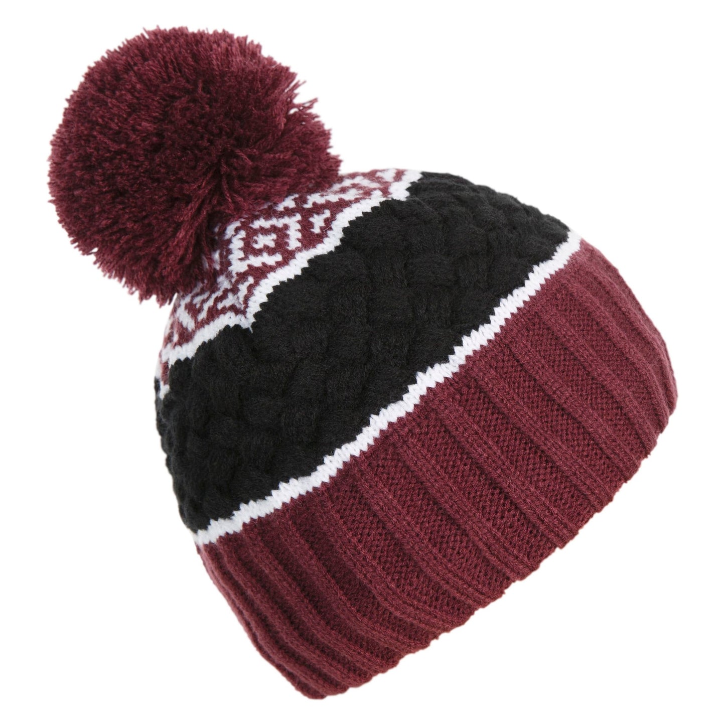 Axel Kids Lined Kids Knitted Hat in Fig