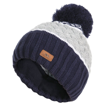 Axel Kids Lined Kids Knitted Hat in Navy