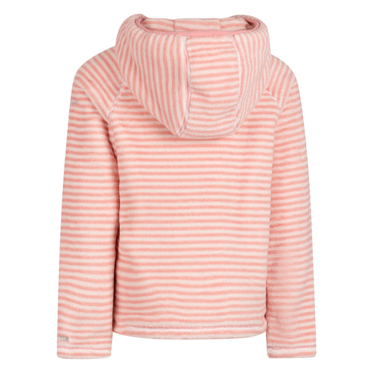 Axxton Girls 1/2 Zip Fleece in Baby Pink