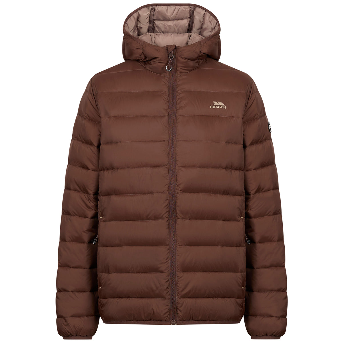 Ayton Women's Lightweight Packaway Puffer Jacket in Dark Brown