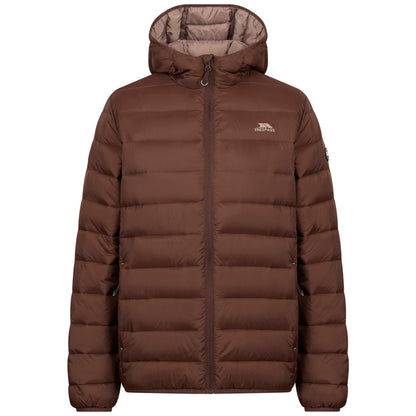 Ayton Women's Lightweight Packaway Puffer Jacket in Dark Brown