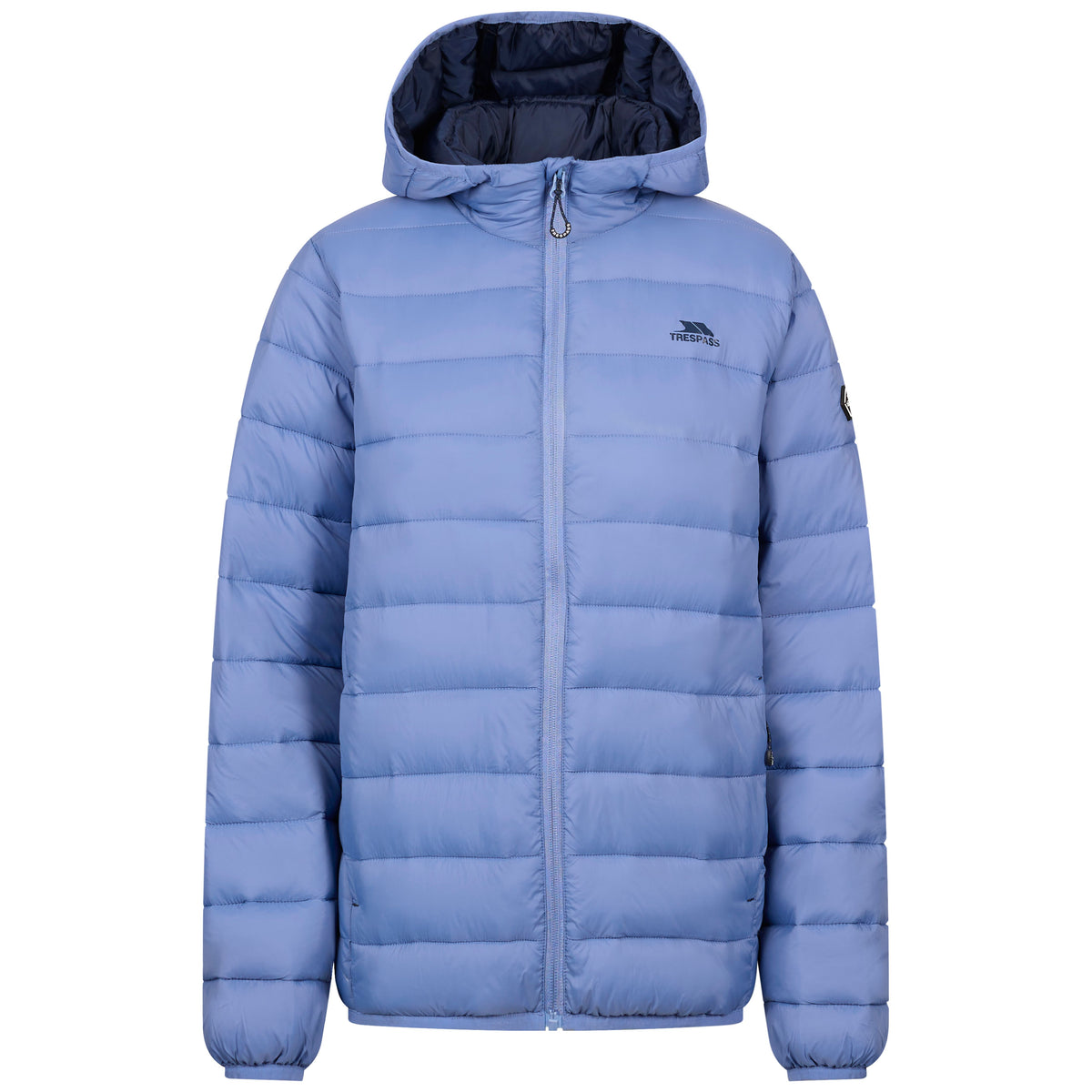 Ayton Women's Lightweight Packaway Puffer Jacket in Dusty Blue