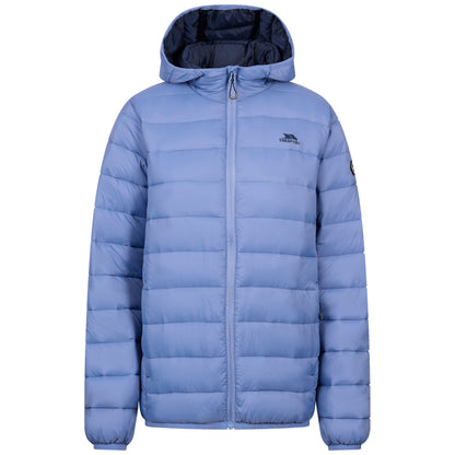 Ayton Women's Lightweight Packaway Puffer Jacket in Dusty Blue