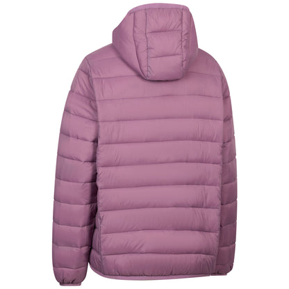 Ayton Women's Lightweight Packaway Puffer Jacket in Mauve