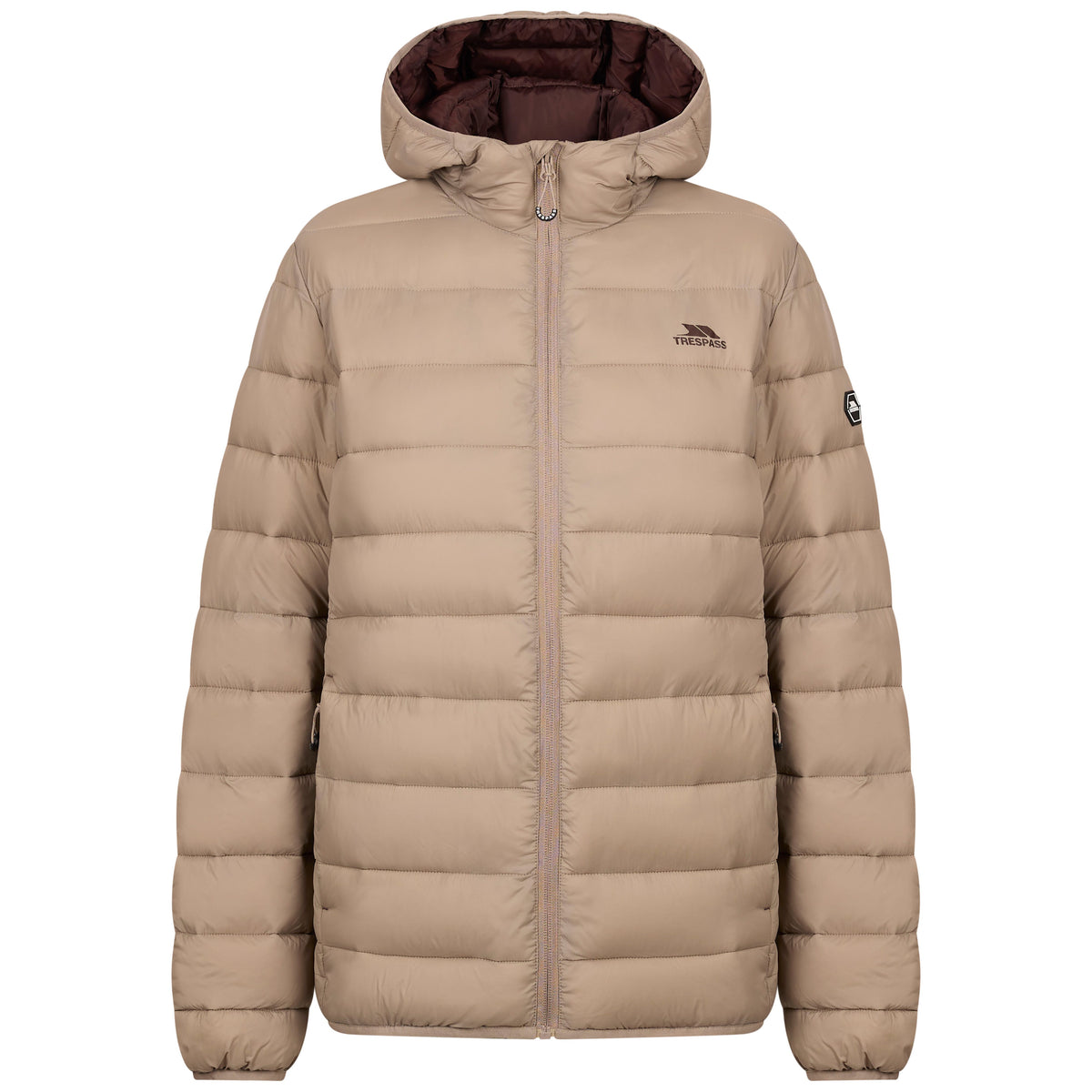 Ayton Women's Lightweight Packaway Puffer Jacket in Sand