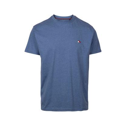 Banas Men's Casual T-Shirt in Indigo Marl