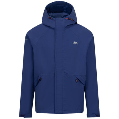 Bayhead Mens Waterproof Rain Jacket in Blueprint