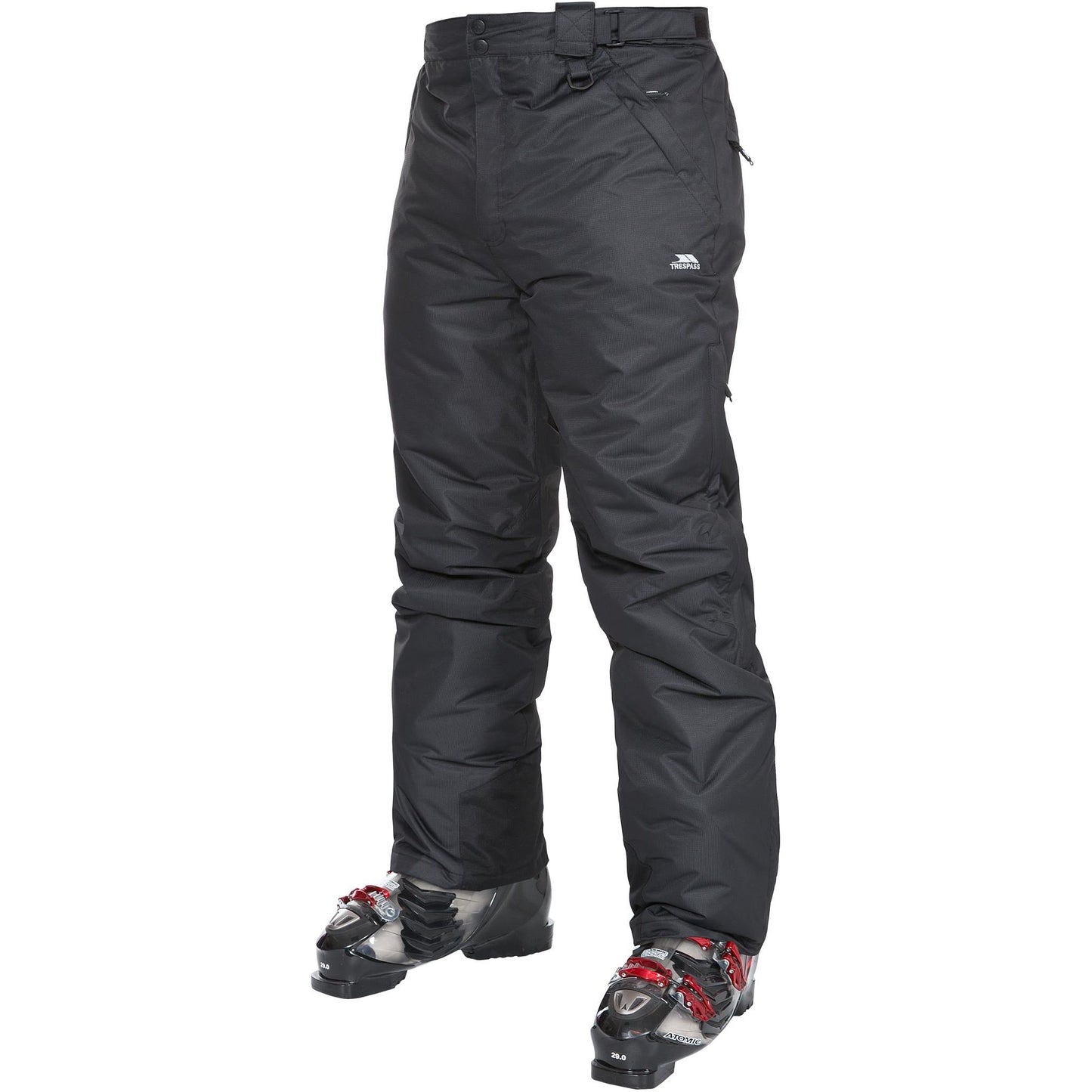 Bezzy Mens Padded Waterproof Ski Pants in Black