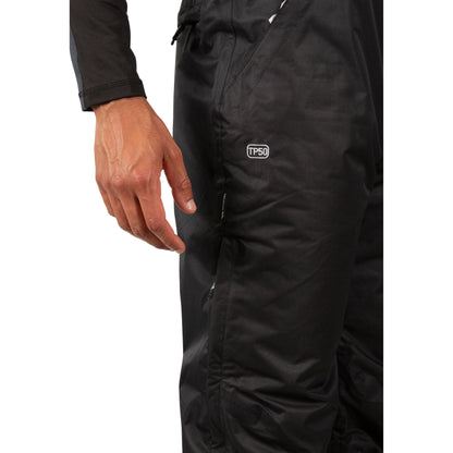 Bezzy Mens Padded Waterproof Ski Pants in Black