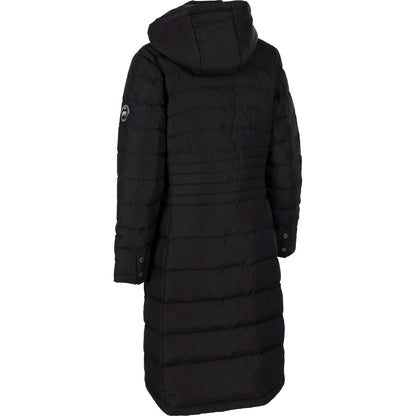 Bitsy Women's Down Padded Longer Length Jacket in Black