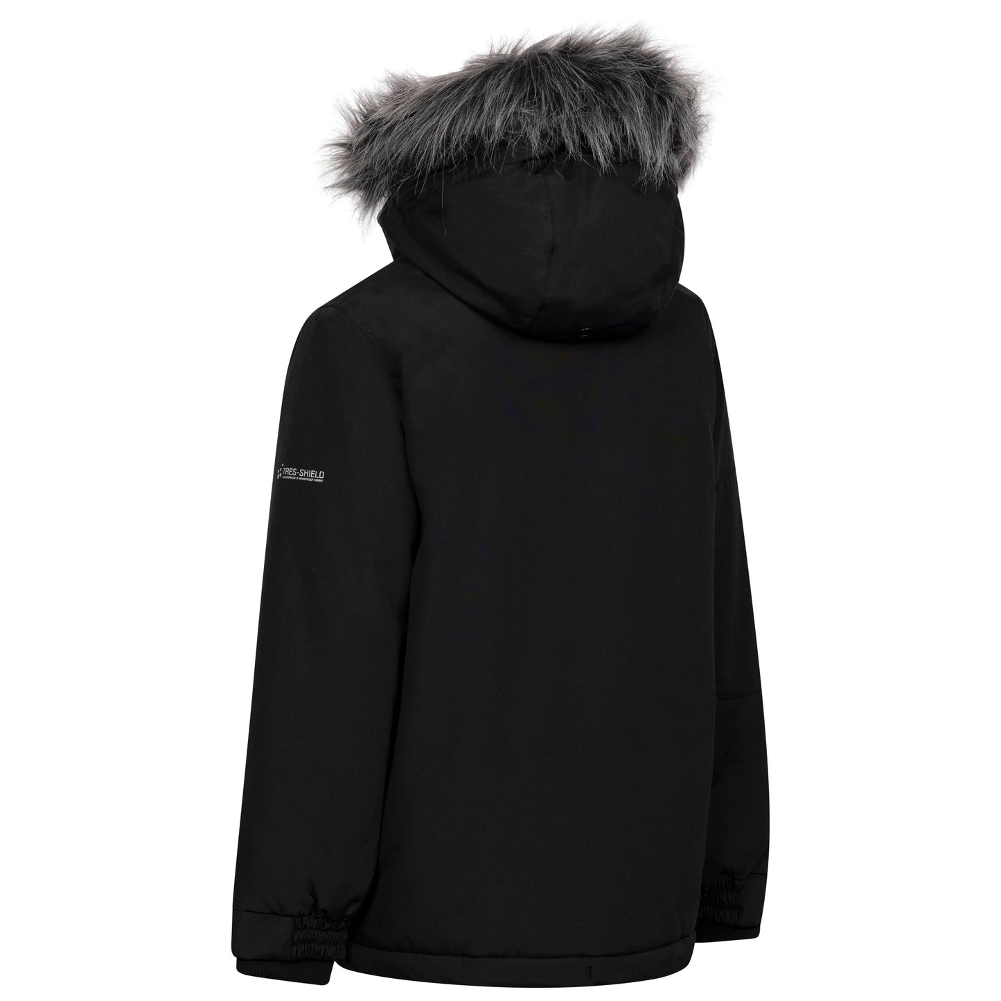 Braddan Boys Waterproof Padded Jacket in Black