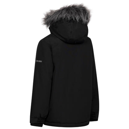 Braddan Boys Waterproof Padded Jacket in Black
