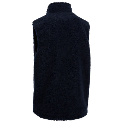 Buckless Mens Fleece Gilet in Navy