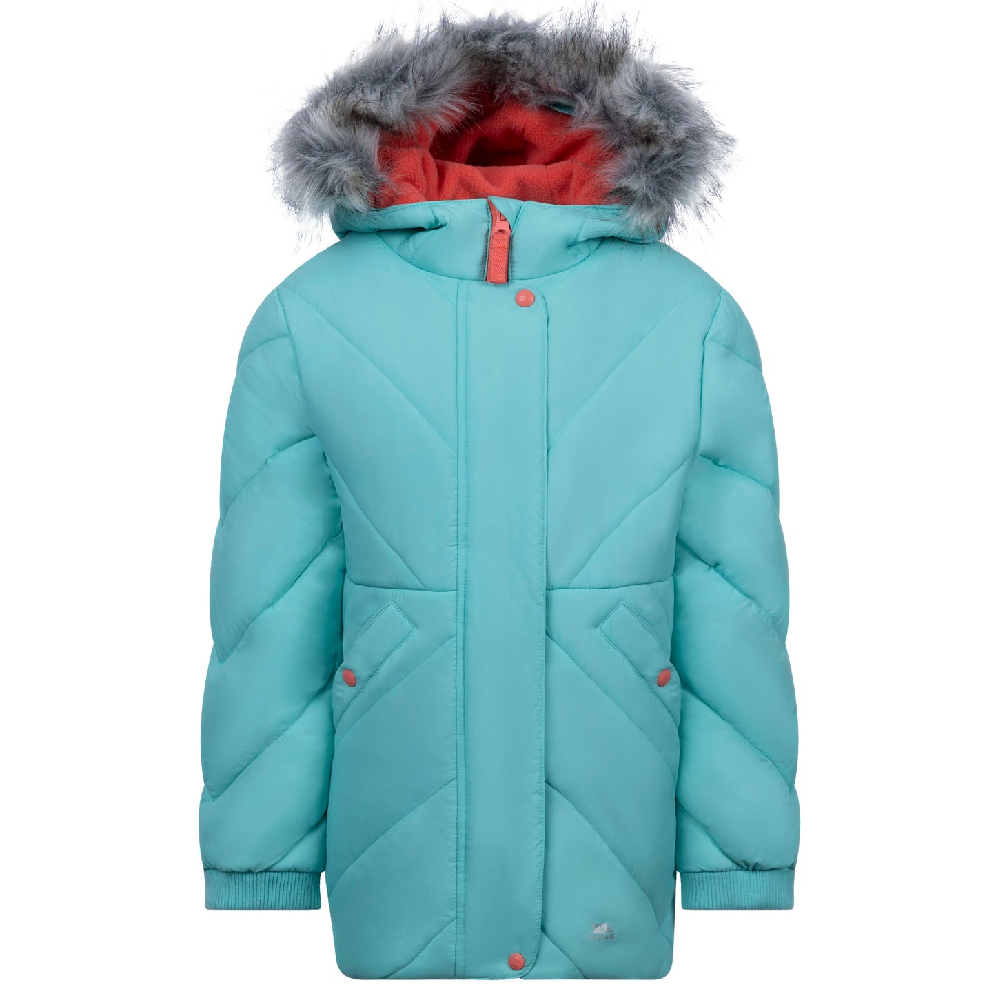 Buntee Girls' Water Resistant Padded Jacket in Tropical Blue