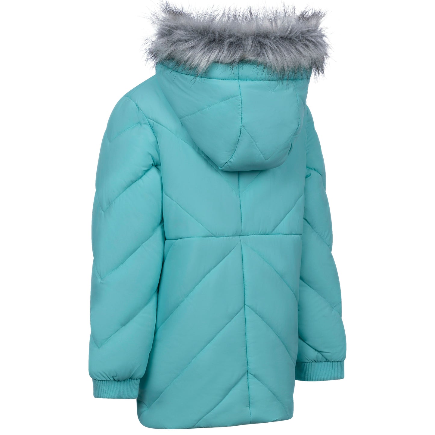 Buntee Girls' Water Resistant Padded Jacket in Tropical Blue