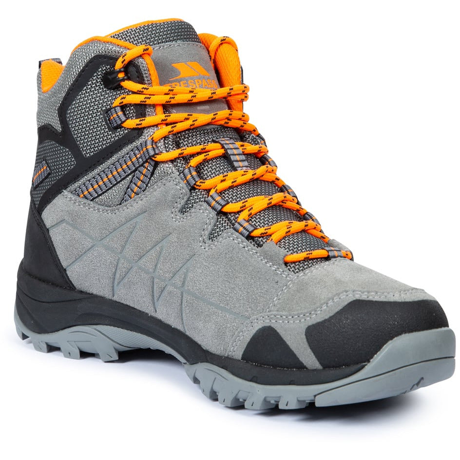 Caelan Men's Mid Cut Waterproof Walking Boot in Grey