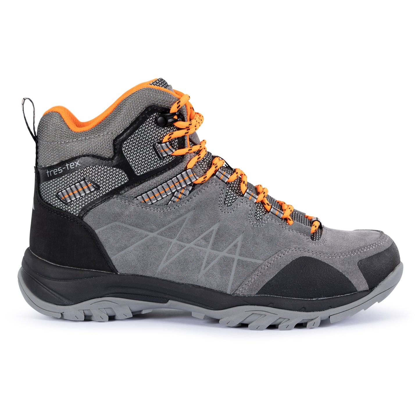 Caelan Men's Mid Cut Waterproof Walking Boot in Grey