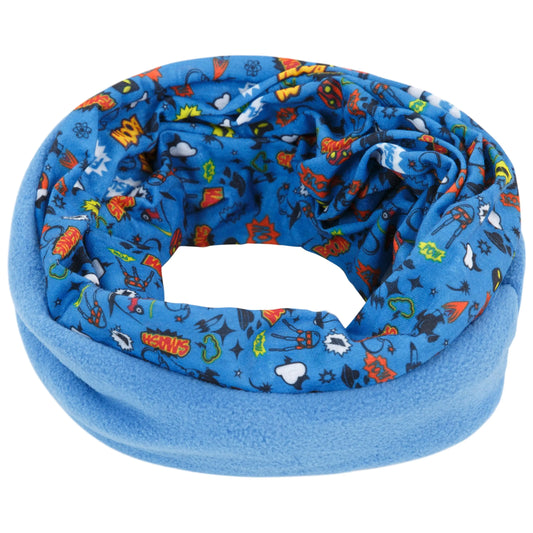 Callaghan Kids Neck Warmer & Snood in Comic Space Print