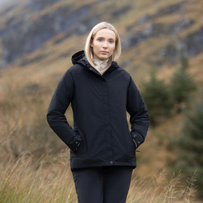 Carlotta Women's DLX Waterproof Jacket in Black