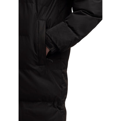 Clipster Mens Longer Padded Casual Jacket in Black