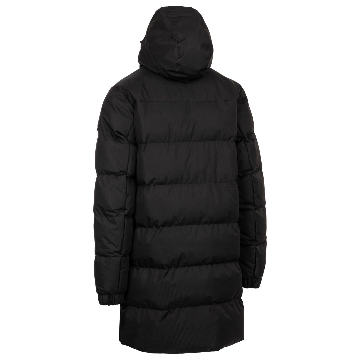 Clipster Mens Longer Padded Casual Jacket in Black