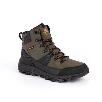 Conrad Mens Waterproof Walking Boots in Olive