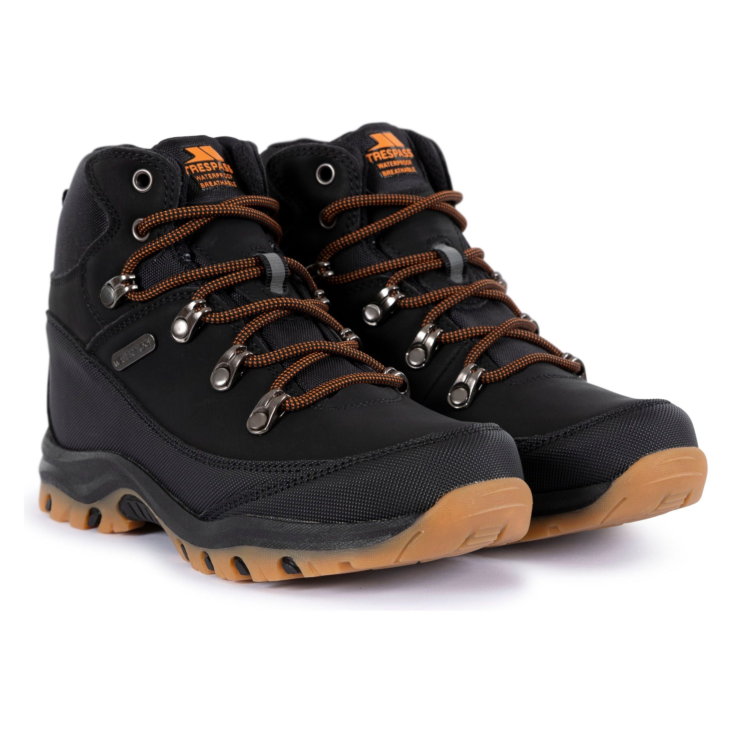 Kids black walking boots hotsell