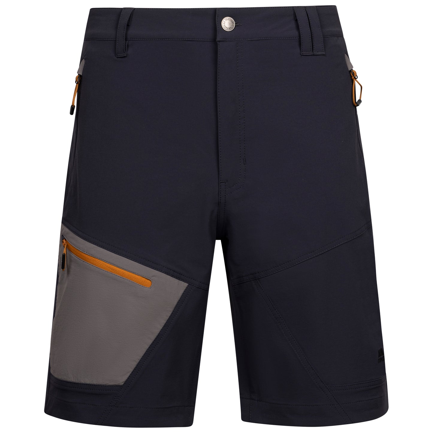 Daars Mens Adventure Shorts in Dark Flint