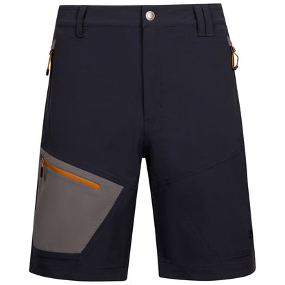 Daars Mens Adventure Shorts in Dark Flint