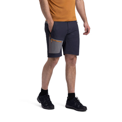 Daars Mens Adventure Shorts in Dark Flint