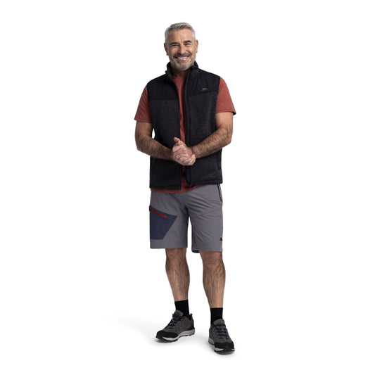 Daars Mens Adventure Shorts in Storm Grey