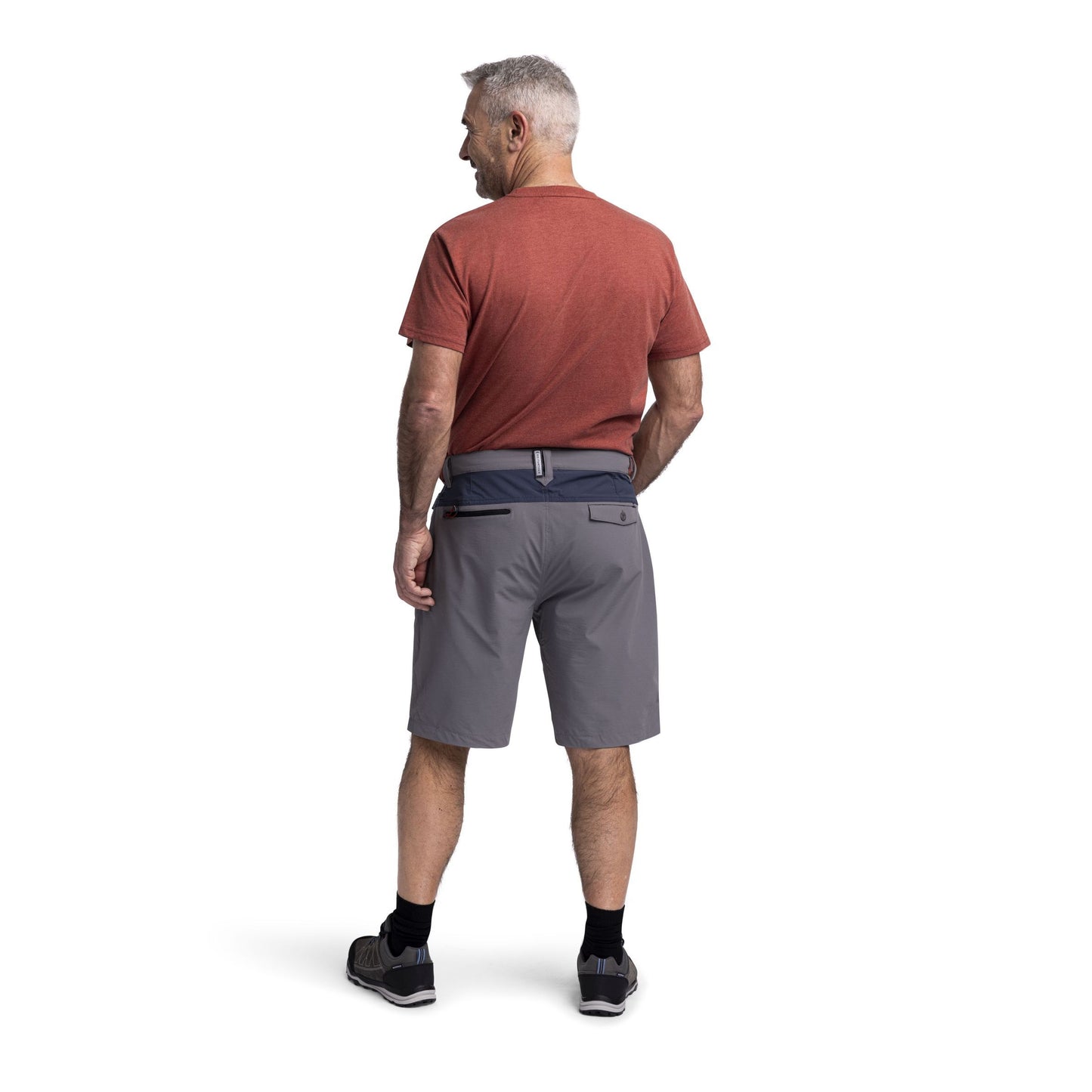 Daars Mens Adventure Shorts in Storm Grey