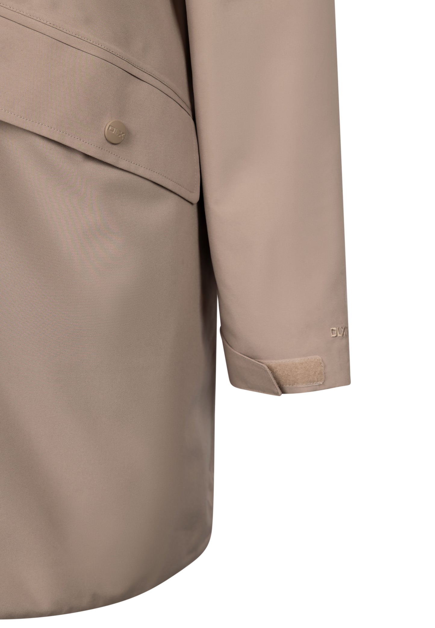 Deborah Women's Longer Padded DLX Jacket in Sand