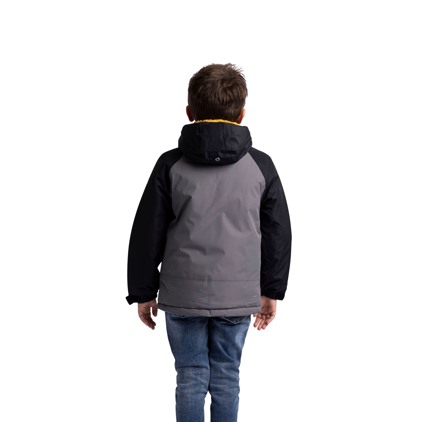 Discover Boys Padded Waterproof Jacket in Storm Grey