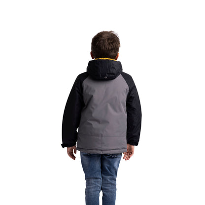 Discover Boys Padded Waterproof Jacket in Storm Grey