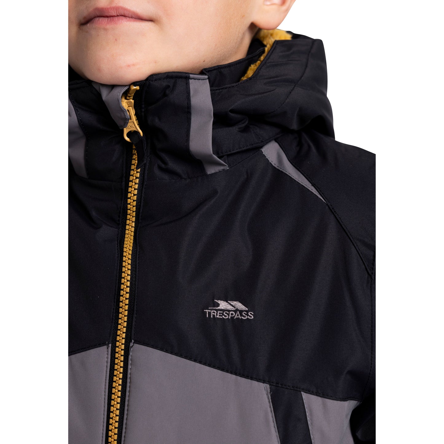 Discover Boys Padded Waterproof Jacket in Storm Grey