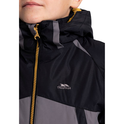 Discover Boys Padded Waterproof Jacket in Storm Grey