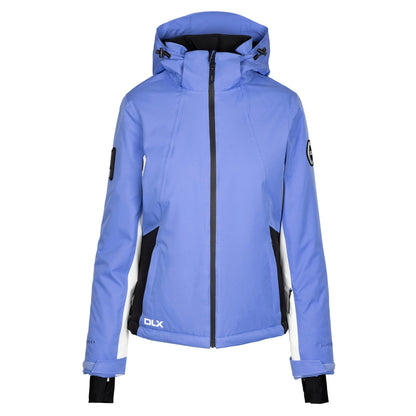 Dolores DLX Women's Slim Fit Padded Ski Jacket in Baja Blue