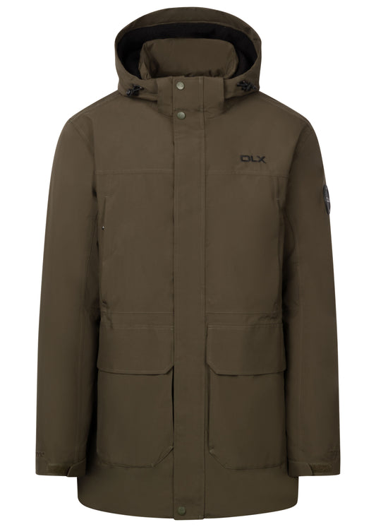 Donahue Men's DLX Padded Waterproof Jacket in Dark Vine